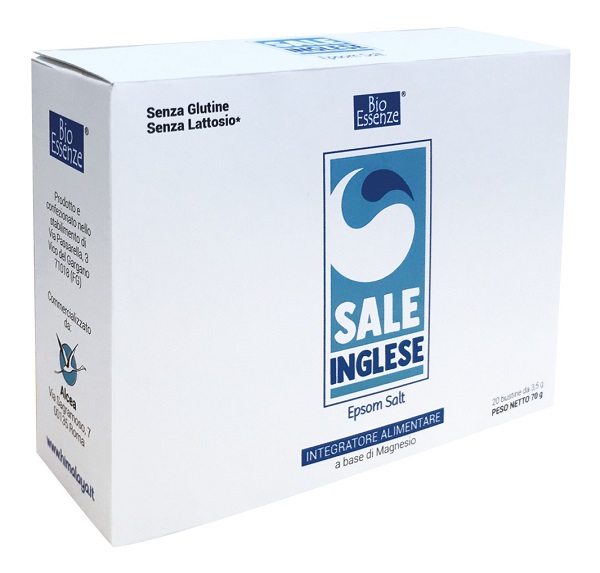 BIO ESSENZE SALE INGLESE 20 BUSTINE X 3,5G - Farmacia Artemisia di Montecuollo Dott. Angelo snc