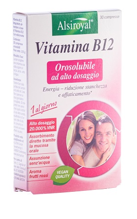 VITAMINA B12 OROSOLUBILE 30 COMPRESSE - Farmacia Artemisia di Montecuollo Dott. Angelo snc