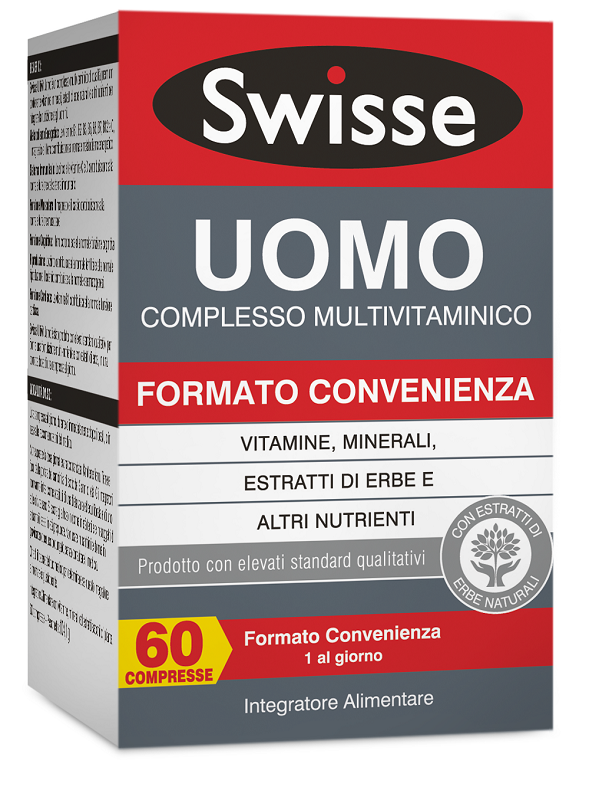 SWISSE UOMO MULTIVITAMINICO 60 COMPRESSE - Farmacia Artemisia di Montecuollo Dott. Angelo snc