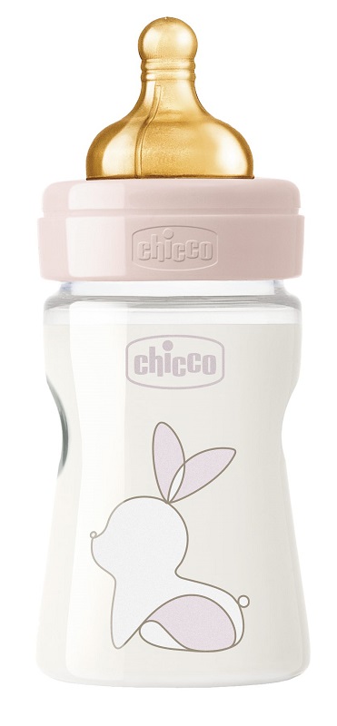 CHICCO BIBERON ORIGINAL 150ML TOUCH 1 FORO GIRL CON TETTARELLA IN CAUCCIU' - Farmacia Artemisia di Montecuollo Dott. Angelo snc