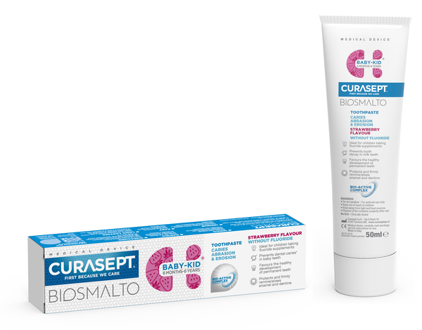 CURASEPT BIOSMALTO BABY KID SENZA FLUORO 50 ML - Farmacia Artemisia di Montecuollo Dott. Angelo snc