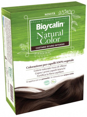 BIOSCALIN NATURAL COLOR CASTANO SCURO INTENSO 70 G - Farmacia Artemisia di Montecuollo Dott. Angelo snc
