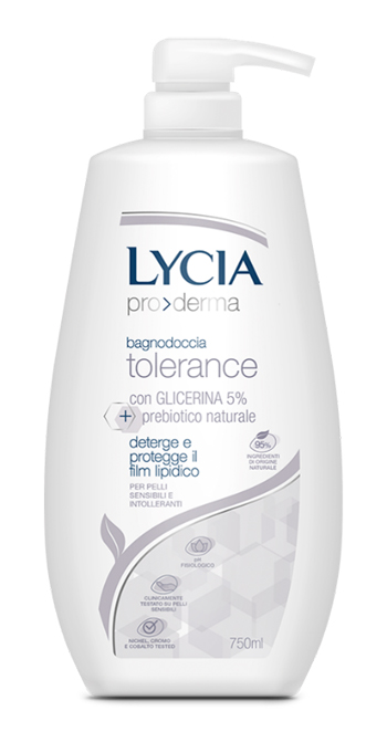 LYCIA PRODERMA BAGNODOCCIA TOLERANCE 750 ML - Farmacia Artemisia di Montecuollo Dott. Angelo snc