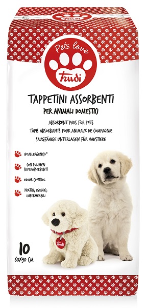 PETS LOVE TRUDI TAPPETINI ASSORBENTI 60X90 10 PEZZI - Farmacia Artemisia di Montecuollo Dott. Angelo snc