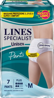 LINES SPECIALIST PANTS PLUS UNISEX M 7 PEZZI - Farmacia Artemisia di Montecuollo Dott. Angelo snc