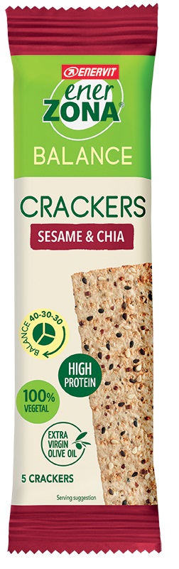 ENERZONA CRACKERS SESAME & CHIA 25 G - Farmacia Artemisia di Montecuollo Dott. Angelo snc