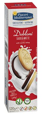 PIACERI MEDITERRANEI DOBLONI DARK & WHITE 120 G - Farmacia Artemisia di Montecuollo Dott. Angelo snc