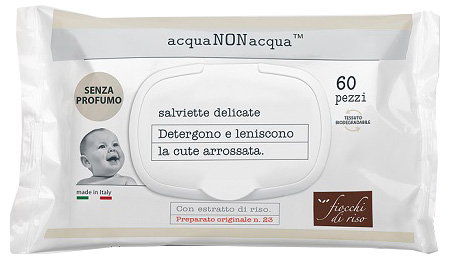 FIOCCHI DI RISO ACQUA NON ACQUA SENZA PROFUMO 60 SALVIETTE - Farmacia Artemisia di Montecuollo Dott. Angelo snc
