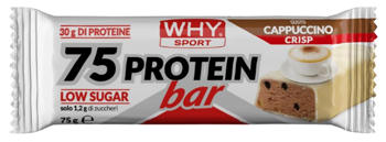 WHYSPORT 75 PROTEIN BAR CAPPUCCINO CRISP 75 G - Farmacia Artemisia di Montecuollo Dott. Angelo snc