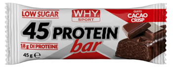 WHYSPORT 45 PROTEIN BAR CACAO CRISP 45 G - Farmacia Artemisia di Montecuollo Dott. Angelo snc