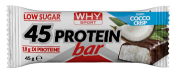 WHYSPORT 45 PROTEIN BAR COCCO CRISP 45 G - Farmacia Artemisia di Montecuollo Dott. Angelo snc