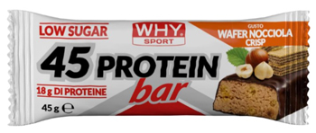 WHYSPORT 45 PROTEIN BAR WAFER NOCCIOLA CRISP 45 G - Farmacia Artemisia di Montecuollo Dott. Angelo snc