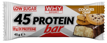 WHYSPORT 45 PROTEIN BAR COOKIES CRISP 45 G - Farmacia Artemisia di Montecuollo Dott. Angelo snc