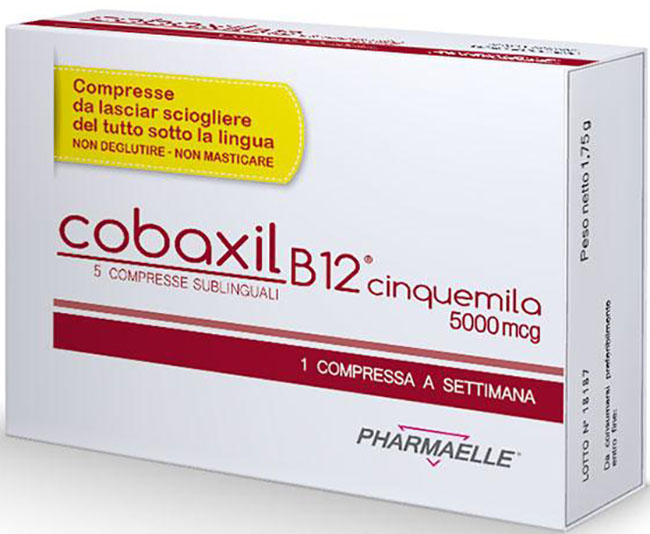 COBAXIL B12 5000MCG 5 COMPRESSE SUBLINGUALI - Farmacia Artemisia di Montecuollo Dott. Angelo snc