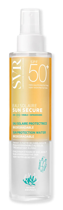 SUN SECURE EAU SOLAIRE SPF50 200 ML - Farmacia Artemisia di Montecuollo Dott. Angelo snc