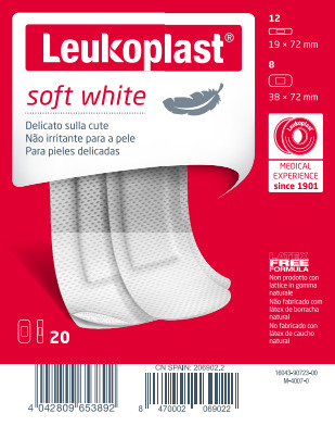 LEUKOPLAST SOFT WHITE 20 PEZZI ASSORTITI - Farmacia Artemisia di Montecuollo Dott. Angelo snc