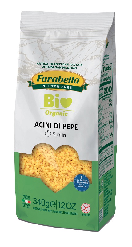 FARABELLA BIO ACINI DI PEPE MAIS-RISO 340 G - Farmacia Artemisia di Montecuollo Dott. Angelo snc
