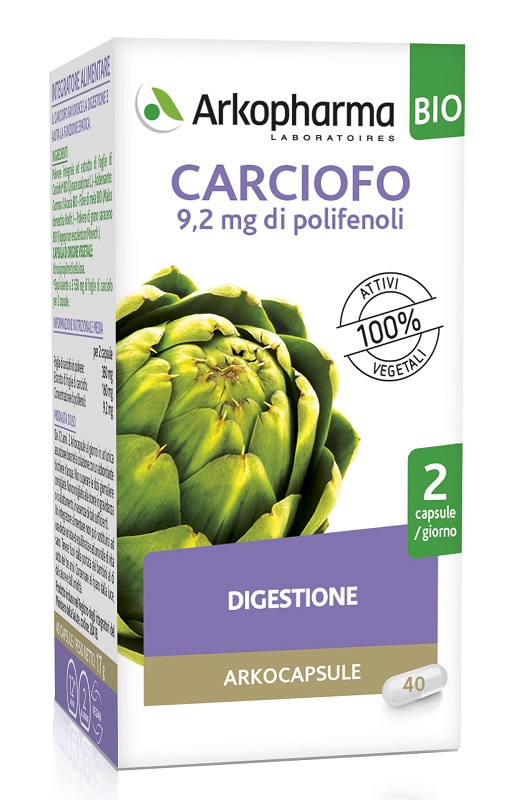 ARKO CAPSULE CARCIOFO BIO 40 CAPSULE - Farmacia Artemisia di Montecuollo Dott. Angelo snc
