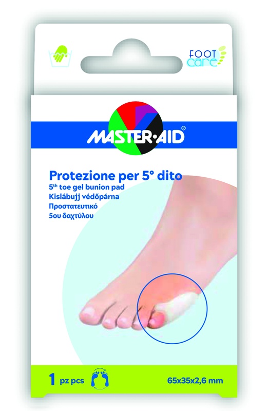 PROTEZIONE IN GEL MASTER-AID FOOTCARE 5 DITO 1 PEZZO C15 - Farmacia Artemisia di Montecuollo Dott. Angelo snc