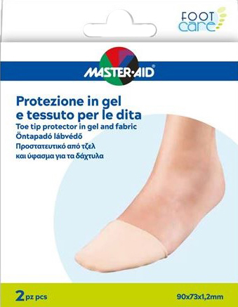 PROTEZIONE IN GEL E TESSUTO MASTER-AID FOOTCARE PUNTA DEI PIEDI 2 PEZZI C16 - Farmacia Artemisia di Montecuollo Dott. Angelo snc