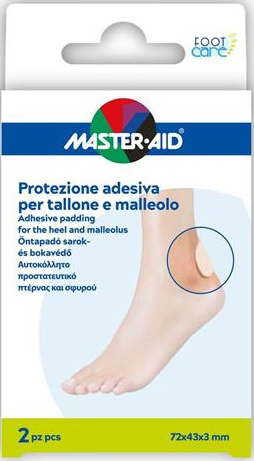 PROTEZIONE TALLONE/MALLEOLO MASTER-AID FOOTCARE 2 PEZZI A7 - Farmacia Artemisia di Montecuollo Dott. Angelo snc