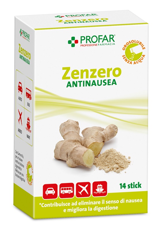 PROFAR ZENZERO 14 STICK OROSOLUBILI - Farmacia Artemisia di Montecuollo Dott. Angelo snc