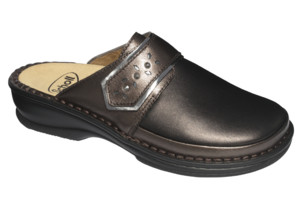 CALZATURA LAVINIA ELASTICATED+LAMINATED LEATHER W BROWN 36 - Farmacia Artemisia di Montecuollo Dott. Angelo snc