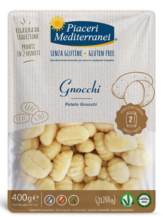 PIACERI MEDITERRANEI GNOCCHI 400 G - Farmacia Artemisia di Montecuollo Dott. Angelo snc