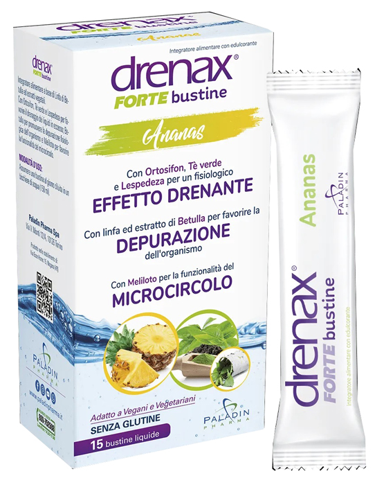 DRENAX FORTE ANANAS 15 BUSTINE - Farmacia Artemisia di Montecuollo Dott. Angelo snc