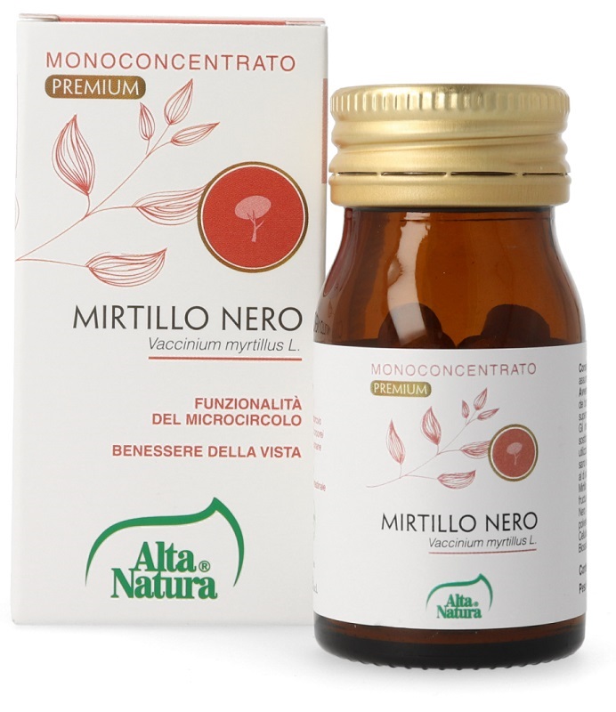 MIRTILLO NERO  60 COMPRESSE 450MG TERRANATA - Farmacia Artemisia di Montecuollo Dott. Angelo snc