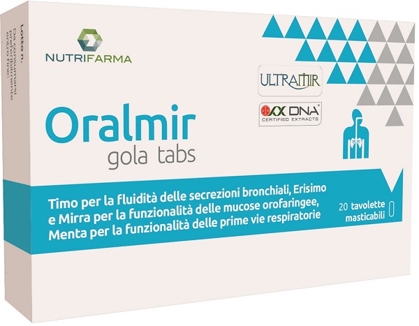 ORALMIR GOLA TABS 20 COMPRESSE - Farmacia Artemisia di Montecuollo Dott. Angelo snc