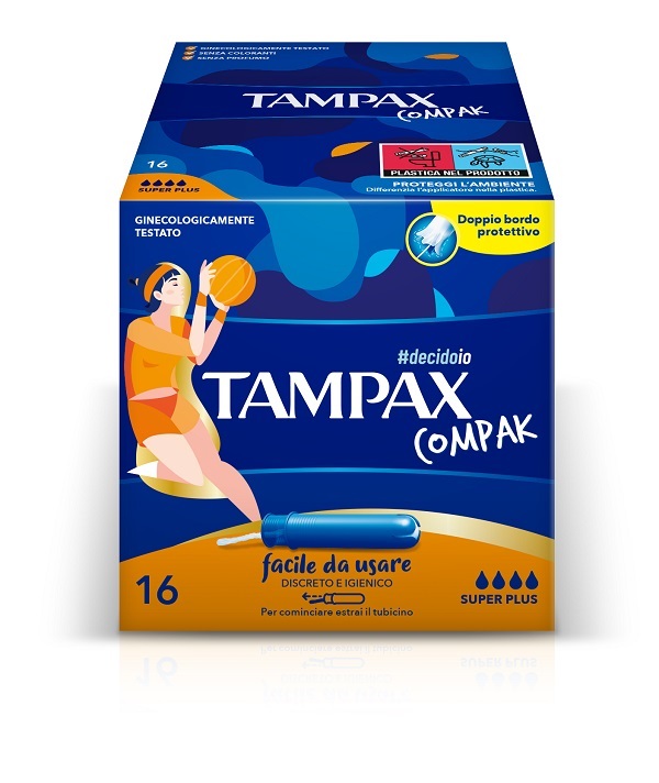 TAMPAX COMPAK ASSORBENTE INTERNO SUPER PLUS 16 PEZZI - Farmacia Artemisia di Montecuollo Dott. Angelo snc