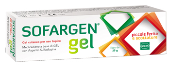 MEDICAZIONE IN GEL SOFARGEN TUBO 25 G - Farmacia Artemisia di Montecuollo Dott. Angelo snc