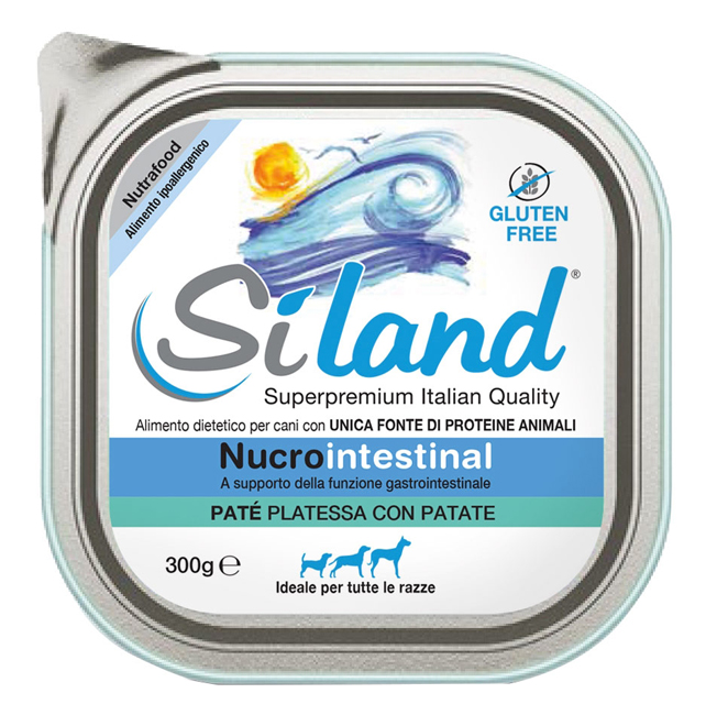SILAND NUCROINTESTINAL UMIDO CANE PLATESSA/PATATA 300 G - Farmacia Artemisia di Montecuollo Dott. Angelo snc