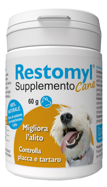 RESTOMYL SUPPLEMENTO CANE FLACONCINO 60 G - Farmacia Artemisia di Montecuollo Dott. Angelo snc