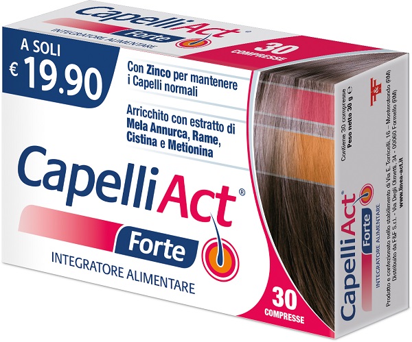 CAPELLI ACT FORTE 30 COMPRESSE - Farmacia Artemisia di Montecuollo Dott. Angelo snc
