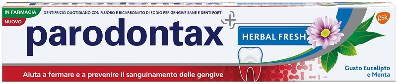 DENTIFRICIO PARODONTAX HERBAL FRESH 75 ML - Farmacia Artemisia di Montecuollo Dott. Angelo snc