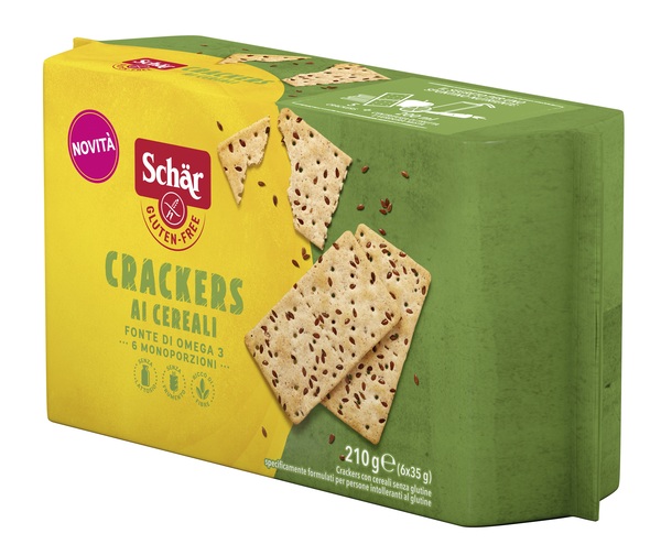 SCHAR CRACKERS CEREALI SENZA LATTOSIO 6 MONOPORZIONI DA 35 G - Farmacia Artemisia di Montecuollo Dott. Angelo snc