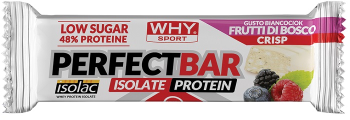 WHYSPORT PERFECT BAR BIANCOCIOK FRUTTI DI BOSCO CRISP 50 G - Farmacia Artemisia di Montecuollo Dott. Angelo snc