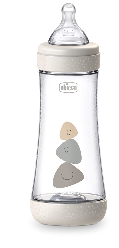 CHICCO BIBERON PERFECT 5 UNISEX 300 ML IN SILICONE 3 FORI - Farmacia Artemisia di Montecuollo Dott. Angelo snc
