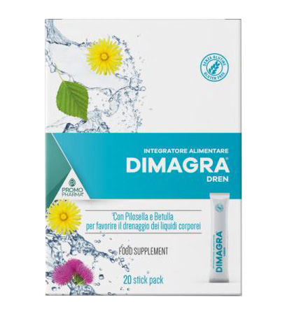 DIMAGRA DREN 20 STICK DA 15 ML - Farmacia Artemisia di Montecuollo Dott. Angelo snc