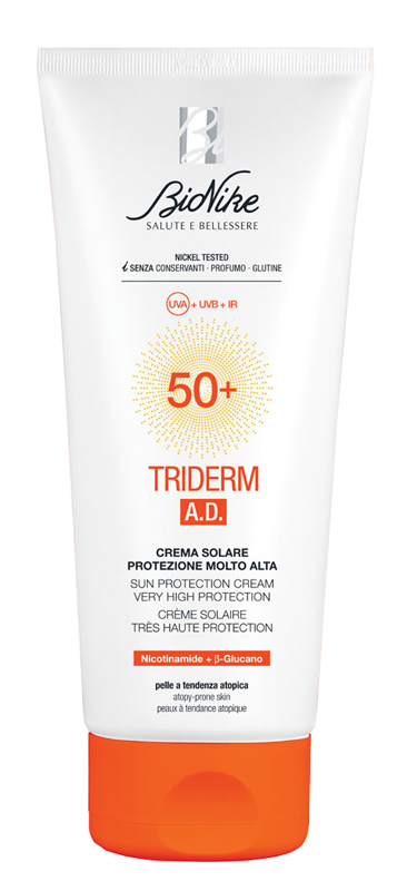 TRIDERM AD CREMA SOLARE SPF50+ 200 ML - Farmacia Artemisia di Montecuollo Dott. Angelo snc