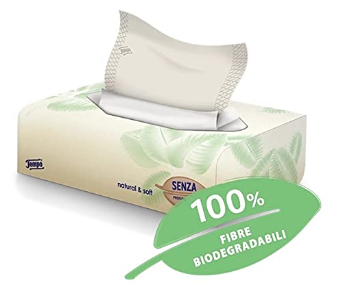 TEMPO BOX FAZZOLETTI NATURAL&SOFT 70 PEZZI - Farmacia Artemisia di Montecuollo Dott. Angelo snc