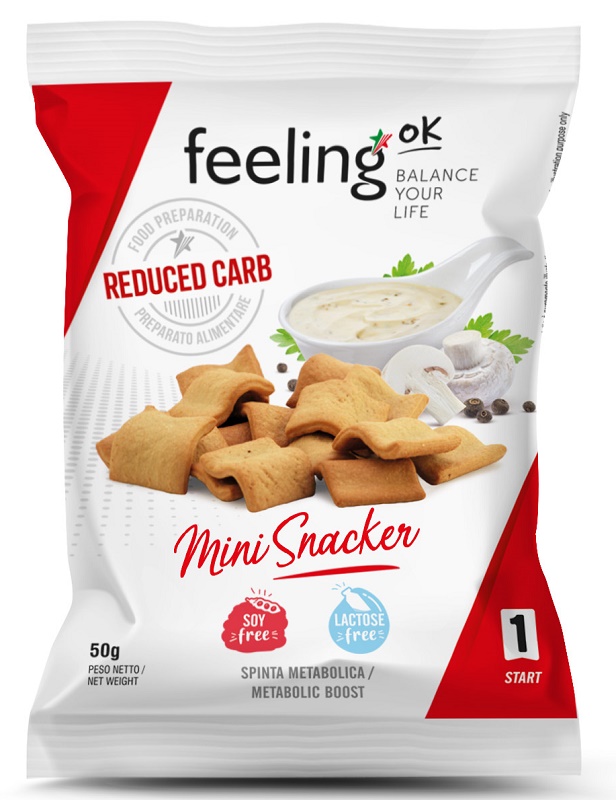 FEELING OK CRACKERS NATURAL START 50 G - Farmacia Artemisia di Montecuollo Dott. Angelo snc