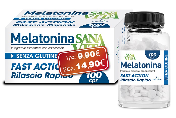 SANAVITA MELATONINA 100 COMPRESSE - Farmacia Artemisia di Montecuollo Dott. Angelo snc