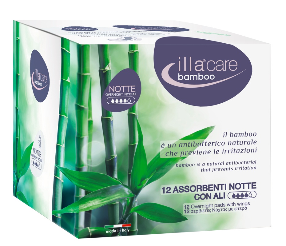 ILLA CARE BAMBOO ASSORBENTE NOTTE 12 PEZZI - Farmacia Artemisia di Montecuollo Dott. Angelo snc