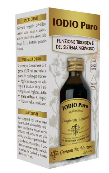 IODIO PURO ANALCOLICO 100 ML - Farmacia Artemisia di Montecuollo Dott. Angelo snc