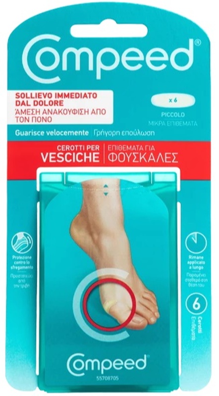 COMPEED CEROTTI PER VESCICHE PICCOLO 6 PEZZI - Farmacia Artemisia di Montecuollo Dott. Angelo snc