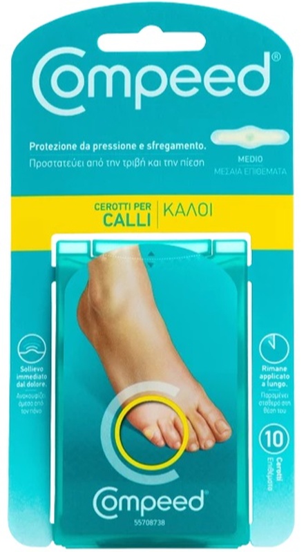 COMPEED CEROTTI PER CALLI MEDIO 10 PEZZI - Farmacia Artemisia di Montecuollo Dott. Angelo snc