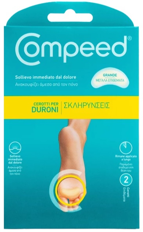 COMPEED CEROTTI PER DURONI LARGO 2 PEZZI - Farmacia Artemisia di Montecuollo Dott. Angelo snc